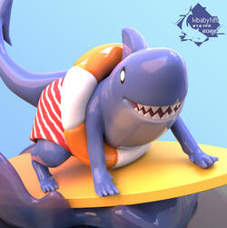 Surfer shark